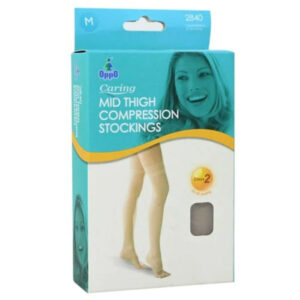 Oppo Mid Thigh Compression Stockings Open Toe Class (2) / 2 - 2840
