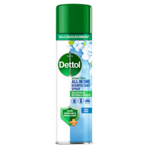 Dettol All In One (Spring Waterfall) Disinfectant Surface Spray 400ml -Green