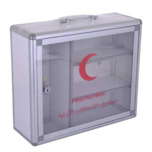 Aluminium First Aid Box  37*32*15 cm With Key -L