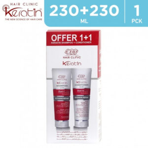 Offer Eva Hair Clinic Keratin( Conditioner 230ml + Revitalizing Shampoo 230ml Free) ^^1N..AC 12/2/2026