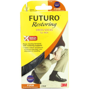 Futuro Restoring Dress Socks For Men Firm (M)-71035 -Black