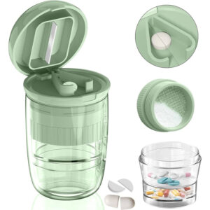 Pill Cutter With Container