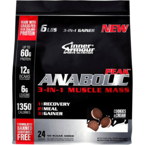 Inner Armour Peak Anabolic 3 In1 Muscle Mass (Milk Chocolate) Powder 2722g