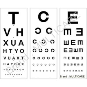 Plastic Visual Chart