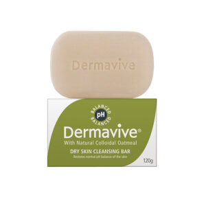 Dermavive Dry Skin Cleansing Soap Bar 120g