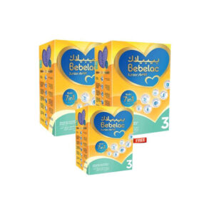 Offer Bebelac Junior 3 Milk I/F 1200g 2 Pcs +350g Free^^1