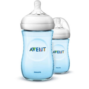 Offer Avent Natural F/Bottle 1m+ Blue 260ml+Clear 125ml Free^^1 -->(Ja)