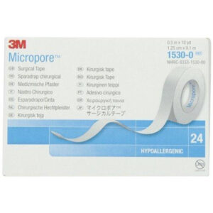3M Micropore Plaster Paper Tape 0.5 Inch -1.25cm Del^^1