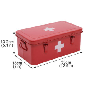 Metal First Aid Box- L Del