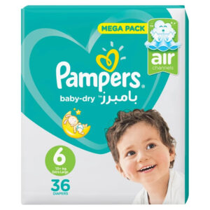 Pampers Active Baby Jumbo (6) XXL 36 B/Diapers N..A 28/10/2024 Del -->(Ja)