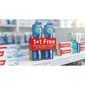 Offer Oral B 3D White Fresh 40 T/B 1+1 Free ^^1