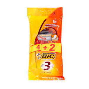 Bic 3 Sensitive Dispo. Men Razors 4+2 Pcs N..AC 10/7/2025