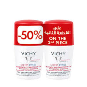 Vichy Stress Resist Anti Perspirant Deo Roll On Sensitive (Red) 72H 50ml^^1