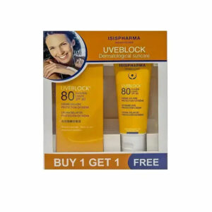 Offer Isis Uve 80 Sunblock Spf 50+ Invisible Cream 40ml Buy 1 Get 1 Free^^1