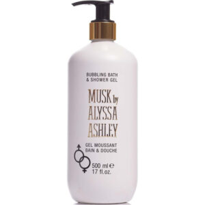 Alyssa Ashley White Musk Bubbling Bath & Shower Gel 500ml Del 12@26