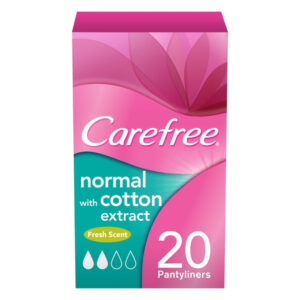 Carefree Normal  Fresh Single Wrap Pantyliner 20 L/Pads