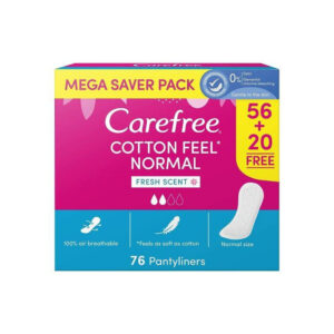 Carefree Cotton Fresh Scent Pantyliner 76 L/Pads