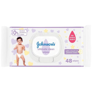 Johnsons Ultimate Clean Baby Wipes 48 Pcs