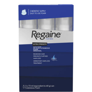 Regaine 5% Hair Foam 73ml 3 Pcs