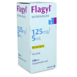 Flagyl 125 mg/5 ml Susp 120ml Del