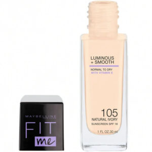 Maybelline Fit Me Liquid Foundation (105) 30 ml - Natural Ivory مستود