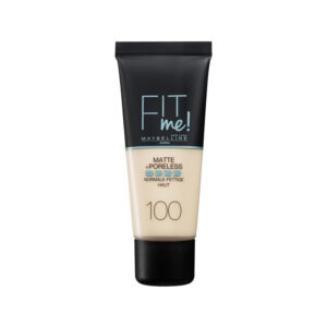 Maybelline Fit Me Liquid Foundation Tube (100) 30 ml - Warm Ivory