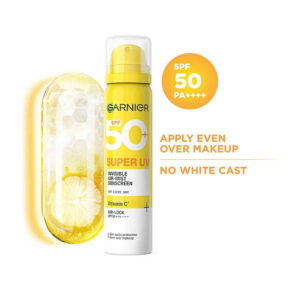 Garnier Super UV Invisible Air Mist Sunblock Spf 50+ Spray 75ml