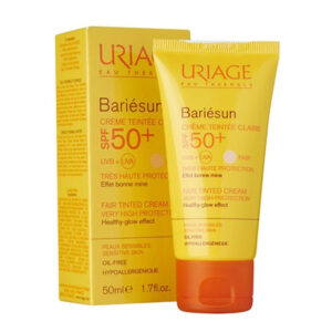Uriage Bariesun W/R Sunblock Spf 50+ Fair Tinted Cream 50ml^^1 10@26