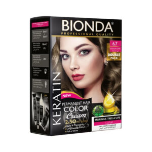 Bionda Keratin Hair Color Tube 2 Pcs Shade 6.7 Del