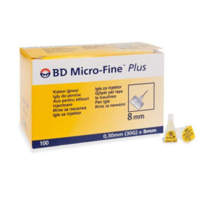BD Micro- fine Plus 30G 8mm Needles 100Pcs