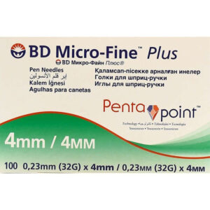 BD Micro- fine Plus 32G 4mm Needles 100Pcs N..AC 8/3/2026