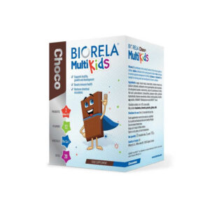 Biorela Multi Vitamins Kids Chocolate Bar 20 Pcs-Milkجميع الانواع