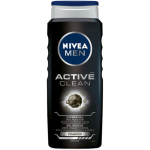 Nivea Active Clean Shower Gel For Men 500ml