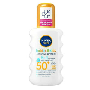 Nivea Kids Sensitive Protect & Care Sunblock Spf 50+ Very High Spray 200ml N..A 26/3/2022