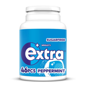 Extra Peppermint S/F Gum Bottle 46 Pcs