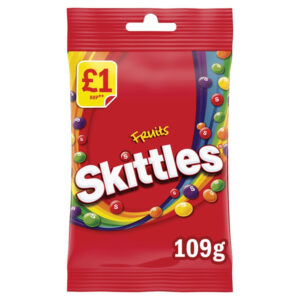 Skittles Candy 109g-Fruits جميع النكهات