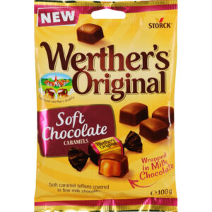 Werthers Original Soft Chocolate Caramels Bag 100g N..AC 10/6/2026