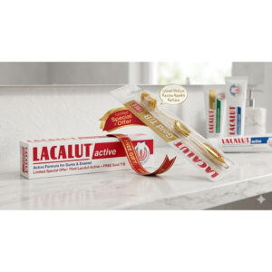 Lacalut Active T/P 75ml+Gold T/B Free^^1