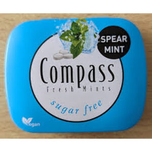 Compass S/F Spearmint Drops 14g