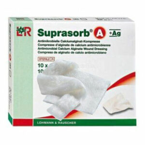 Suprasorb A+Ag Silver Calcium Alginate Wound Dressing 10cm*20cm 5 Pcs