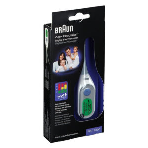 Braun Age Precision Flexible Tip Digital Thermometer PRT 2000