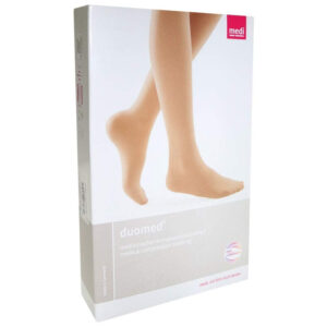 Medi Duomed/2 Calf Length Open Toe Stocking M-Beige