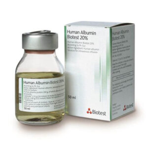 C.P=P.P Albiomin Human Albumin 20% 50ml