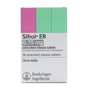 N.2.A 15/6/2026 Sifrol ER 0.75mg 30 Tab