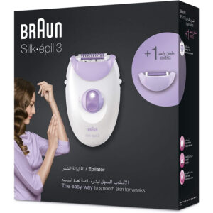 Braun Silk Epil 3 Epilator Legs + 1Heads/Caps 3170 N..AC 2/2/2026