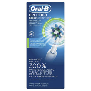 Oral B Pro1 1000 Rechargeable T/B-White-D305.513.1