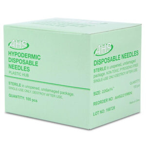 Sungshem Disposable Hypodermic Needle 22G 100 Pcs