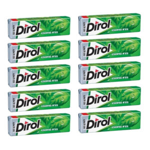 Dirol Peppermint Gum Pellets 10Pcs