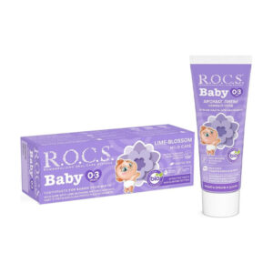 R.O.C.S Mild Care Lime Blossom Baby 0-3 Yrs Fluoride Free T/P 45g