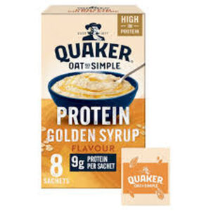 Quaker Golden Syrup Flavoured Oats 8 Sach